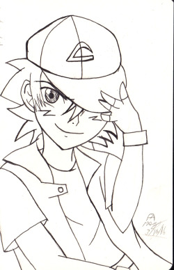 meladiapanda: Inktober Day 2: Ash Ketchum :)