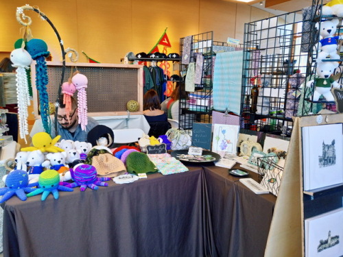 Our little humble booth at Wintry Market, our first time ever doing anything like this! I’m lo