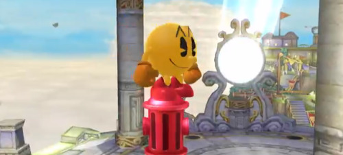 panicvision:  If they ever make a new Pac-Man game, they ought to take more advantage of his apparent fire hydrant summoning powers.  It could be a crossover with Mr. Game and Watch and they could be firefighters