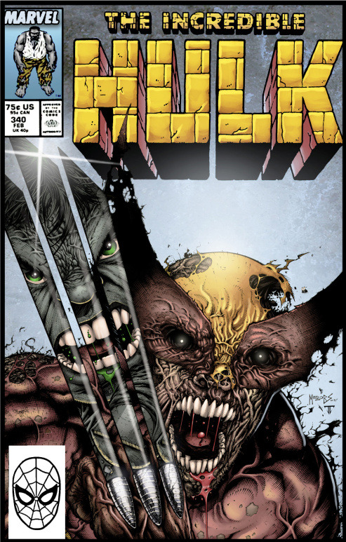 ed-pool:  Homages to Hulk #340 by Todd Mcfarlane. Art by Rob Liefeld, juan7fernandez,