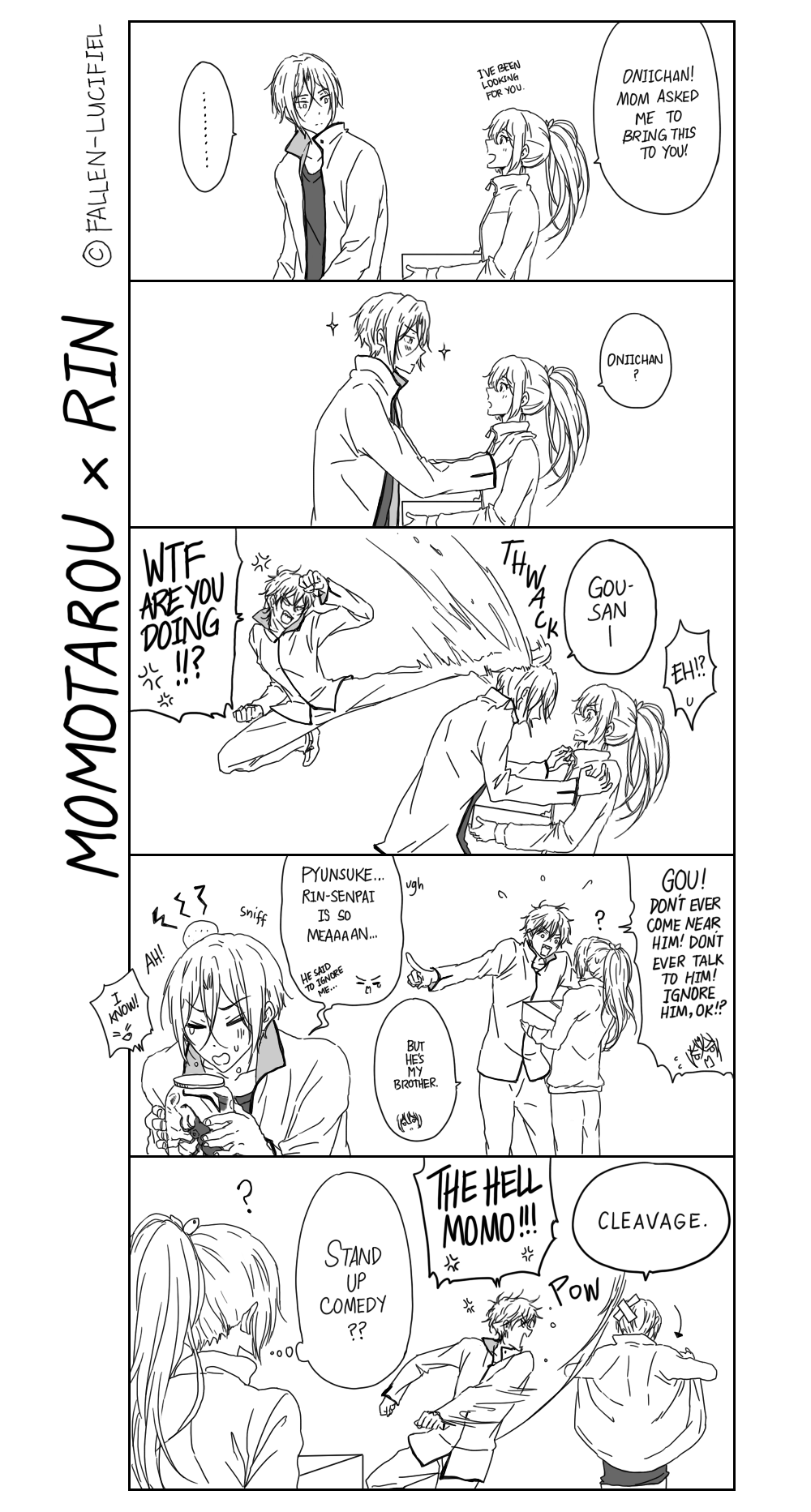 fallen-lucifiel:Rarepair Week Day 5: Personality/Character Swap [ freerarepairs ]Pairing/s: