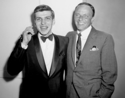 foreverfranksinatra:  Frank Jr and Frank