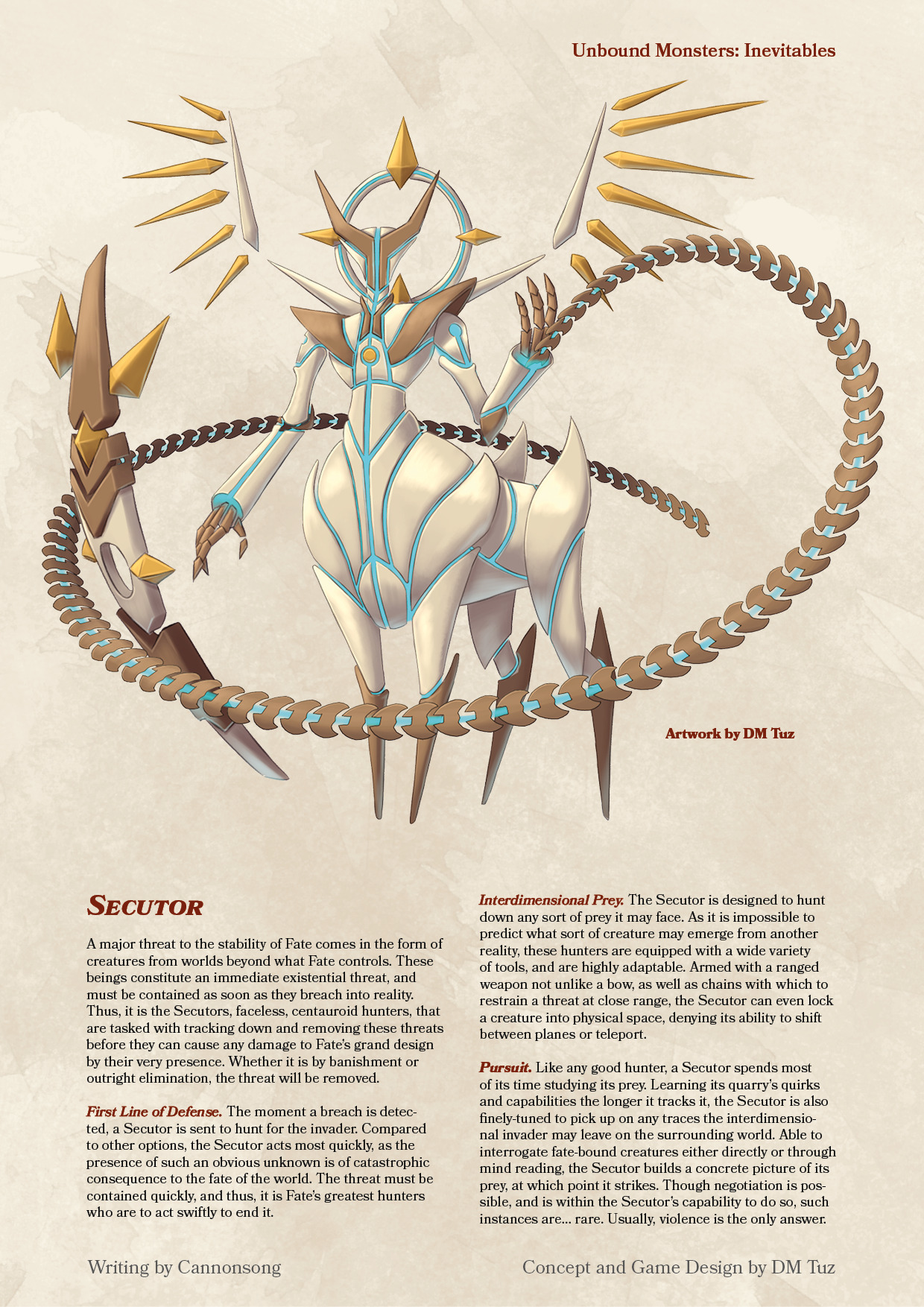 Dungeon Master Tuz's Tools of Trade — Unbound Monsters - Thermopod Somehow,  in the