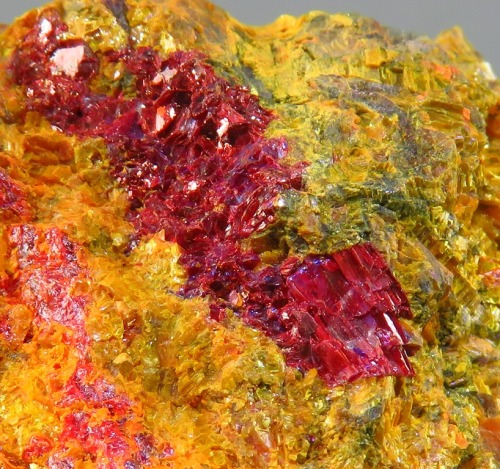 Getchellite & Orpiment - Getchell Mine, Humboldt County, Nevada
