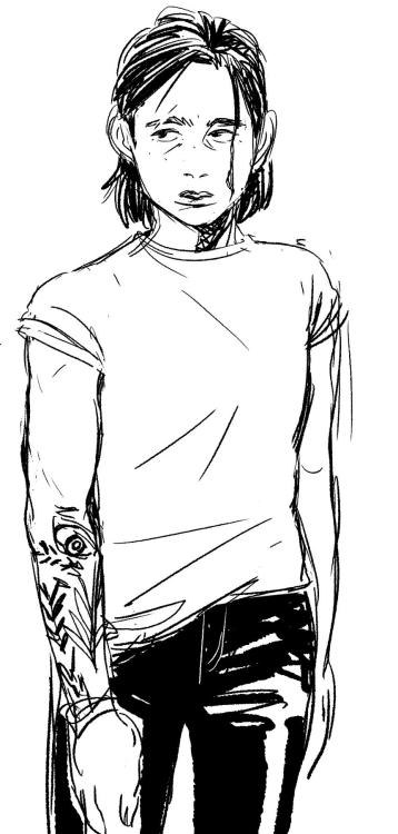 I havent drawn as much TLOU as I’d like to >[