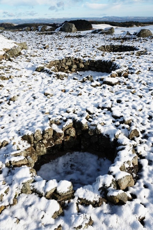 Cairnpapple Hill, Bathgate, nr. Edinburgh, 11.2.18. A prehistoric burial complex from the Neolithic 