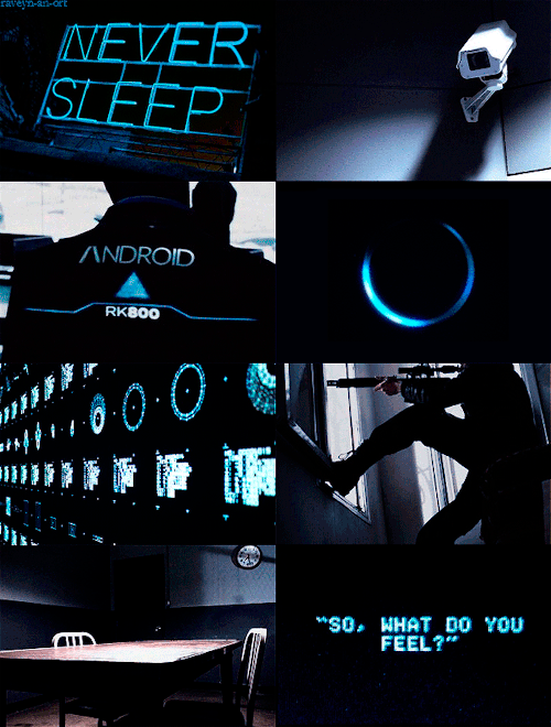 raveyn-an-ort:Aesthetic: Connor (Detroit: Become Human)