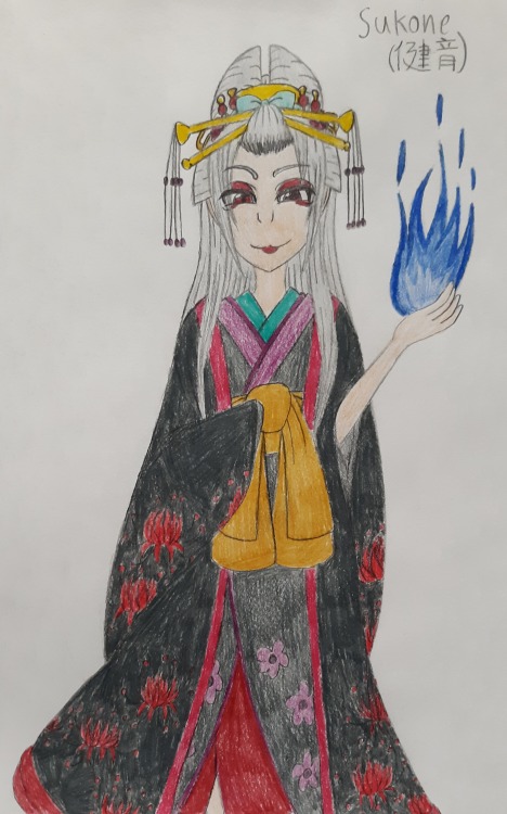 Sukone, born Teila Netsuma, is the House of Kasane’s Top Oiran and Kasane VIII’s “