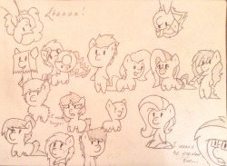 askfirestarterspitfire:  captainpandatree:  Yeah, honestly I have no reasoning behind this other than I wanted to practice this chibi style thing and am completely uninspired so I just drew some “famous” horses, as well as some mods.  Featuring such
