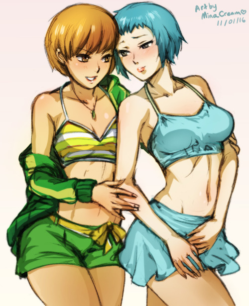 #131 Chie and Fuuka (Persona 3 / 4)Support porn pictures