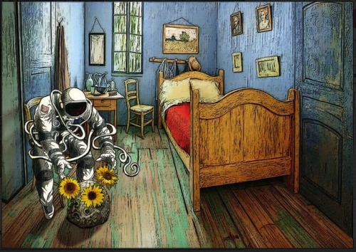 The bedroom - Tribute to Vincent #vincentvangogh #vangogh...