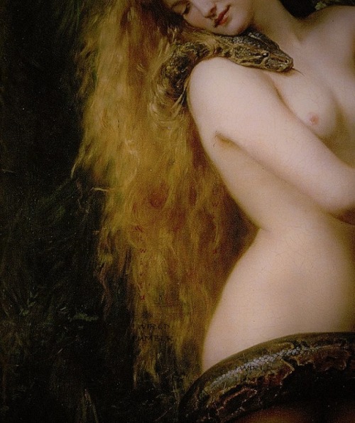 twirld:Lilith, (detail, 1887) John Maler Collier