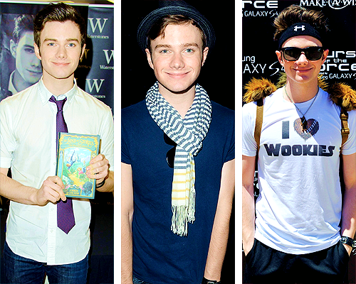 therentgirl:Chris Colfer in 2013 - Events