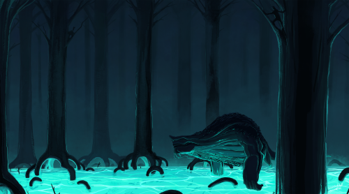 After my first redraw of my old paintings I hate, I wanted to do more! So I did this one! From aroun