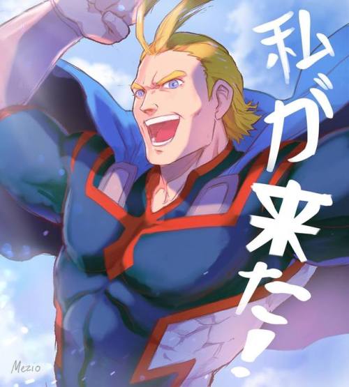mezio: Young All Might!WATASHI GA KITA! WATCH PAINTING VIDEO