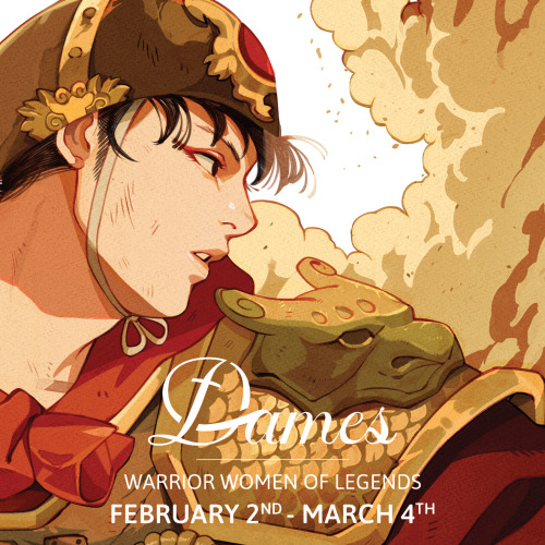⚔️  KICKSTARTER LAUNCH ⚔️ Dames, Warrior Women of Legends is an artbook featuring 60 artists. O