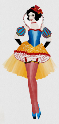 girlofmanycolors:  Burlesque Disney Princess’s