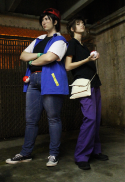 sassmastermaximoff:  Ash Ketchum and Gary Oak, AKA the swaggiest kids from the Kanto regionCosplacon 2015Ash - JenniGary - TaylorPhotos - Rachel