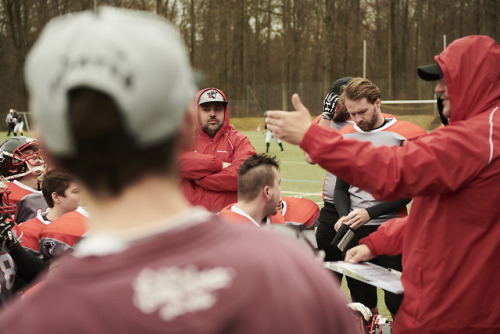 Gestern beim Testspiel der Konstanz Pirates gegen die St. Gallen Bears.