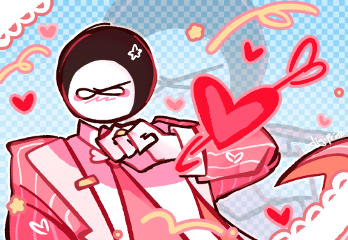 Roblox.. Gay Ocs.. @nyrinsgayashell On The Left!! Old Drawing I Did For This Valentines Day.. Haiii I