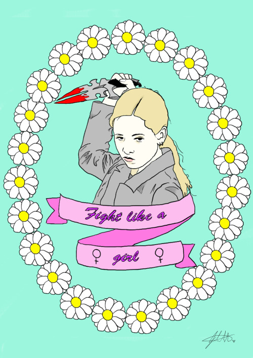 jadeleonie:Fight Like A Girl.(Buffy Summers, to be specific.)A4 prints £5A3 prints £3