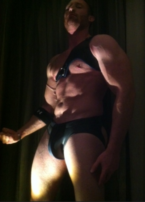 onlymilitarystuff:  #ass #dick #jock #leather #military #muscle #scruff #solo #tight #submitted