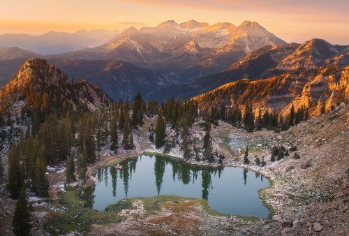 te5seract:Silver Lake, Utah USA,  America’s Mountain (Pikes Peak), Colorado, USA & Silver Glan