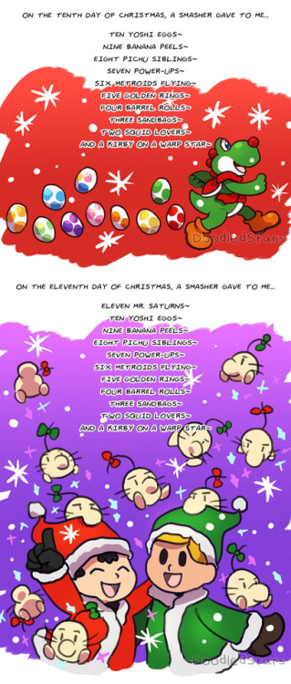 doodledstars: Song LinkMerry Christmas and N-joy Twelve Days of Smash! Sorry if I’m bad at making so