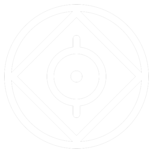 [ID: A Set Of Four Symbols, Two Black And Two White. It Depicts A Small Circle With A Dot In The Middle
