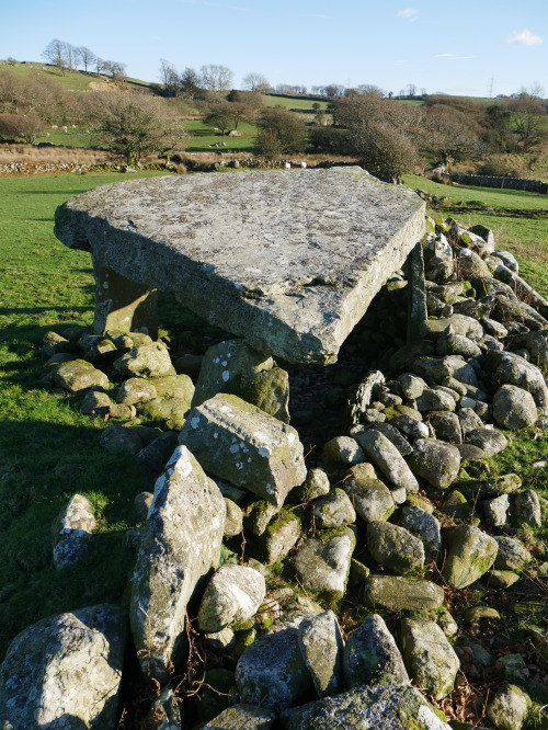 Ystum Cegid Isaf Passage Grave, Rhoslan nr. Criccieth, North Wales, 21.1.17. This unusual Neolithic 