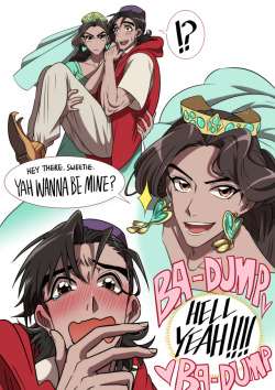 henamyung: Drew some Aladdin fanarts ᕕ(