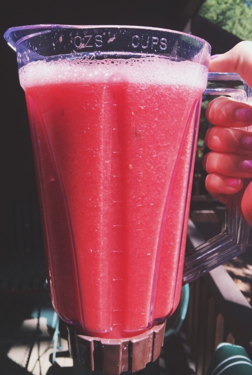 witchy-vegan: fresh watermelon juice is the most refreshing treat on a summer day! instagram: @vegan