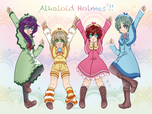 Alkaloid X Milky Holmes crossover A quartet that’s forced to live in an old dorm room all toge