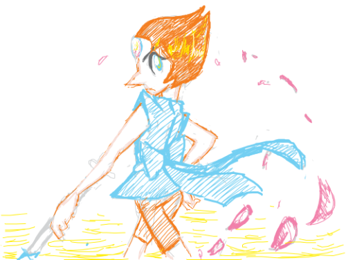 galactickatart:  I drew Pearl on DoodleorDie