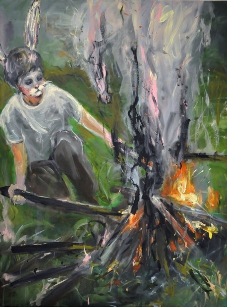 Andrej Dúbravský (Slovakian, b. 1987, Bratislava, Slovakia) - 1: Pier, 2011-2012  2:Last Camp Fire, 