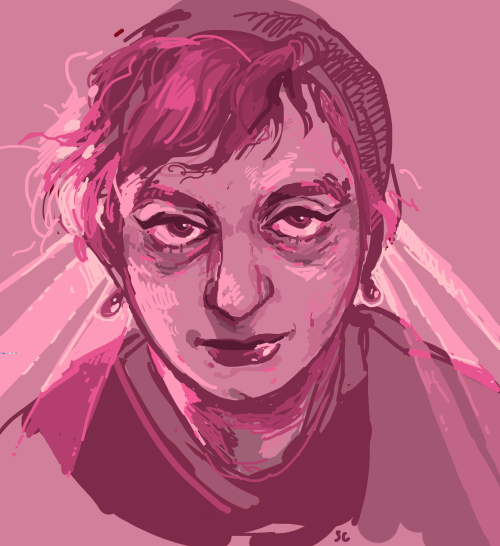 savedchicken: i borrowed C&rsquo;s nice face for a little sketchy warm up