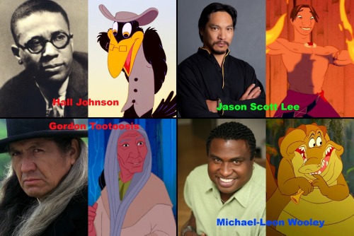 marrymejasonsegel:Men of color and the Disney characters they have played