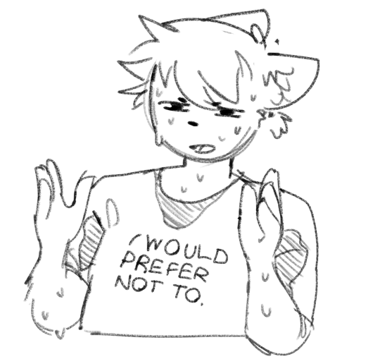 People who draw their furries sweating: