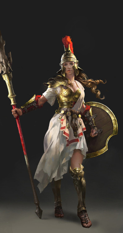 Character_Design_Athena  Lulu Zhang www.artstation.com/artwork/la92J