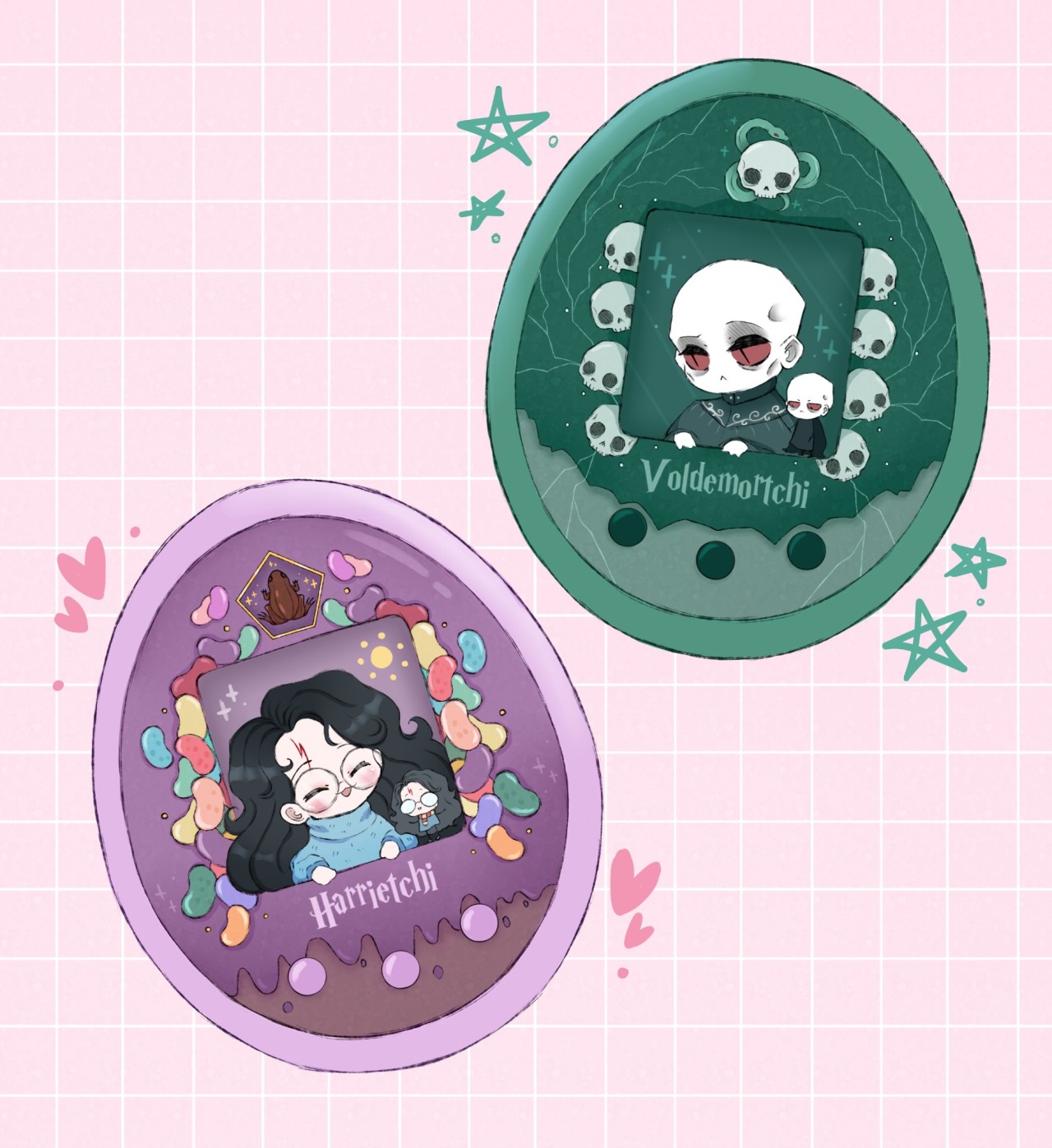 Kakimora~ — Tadaaa!! My beloved babies as Tamagotchi