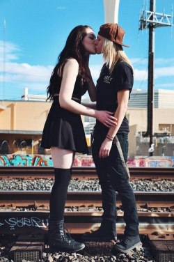 Lesbian On A Skateboard