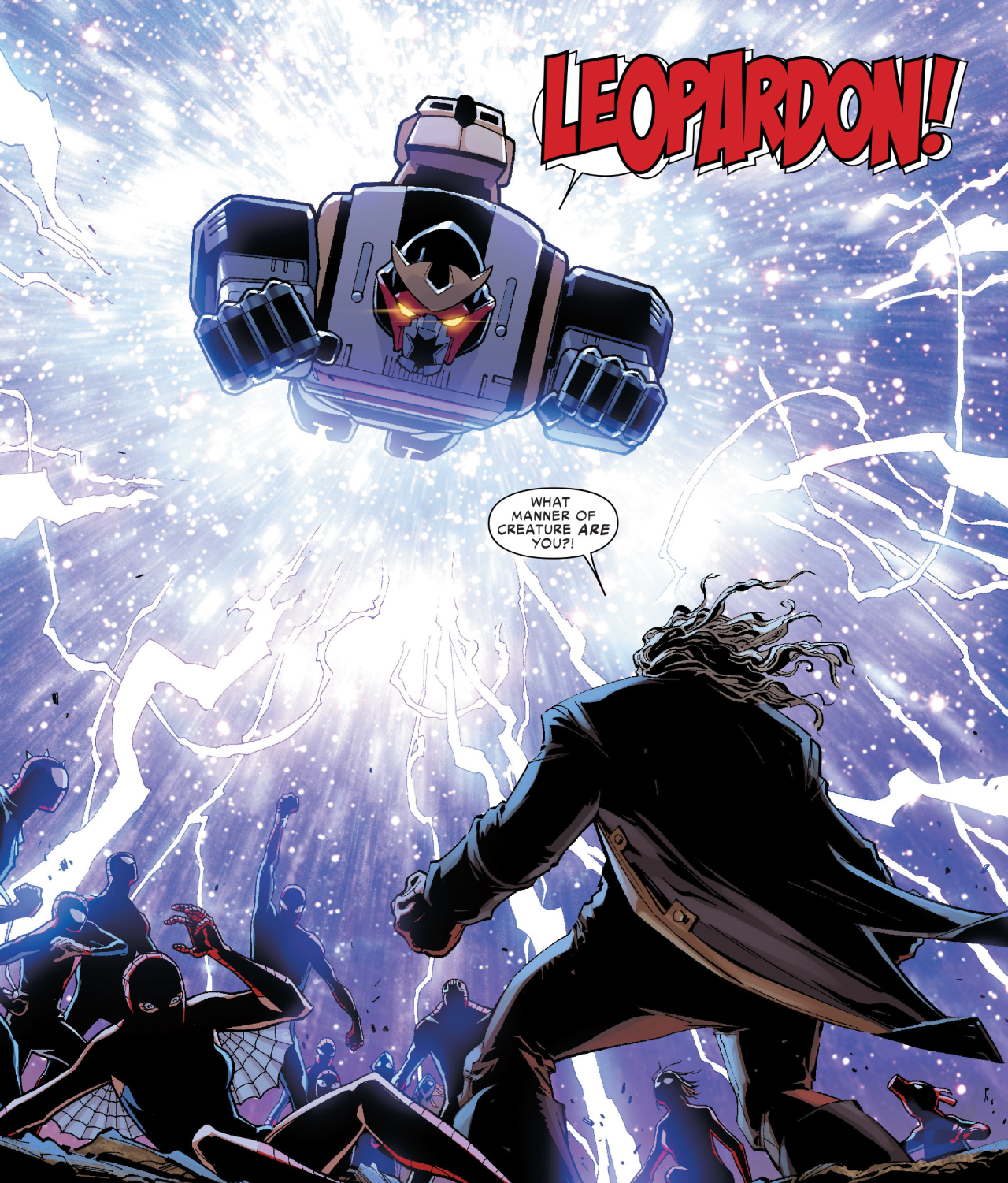 zero-dinner:  sparkytheandroid:  superhodie:  LEOPARDON!  Amazing Spider-Man #12