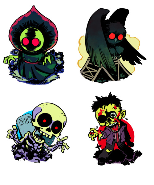 I did these for stickers, it was fun.