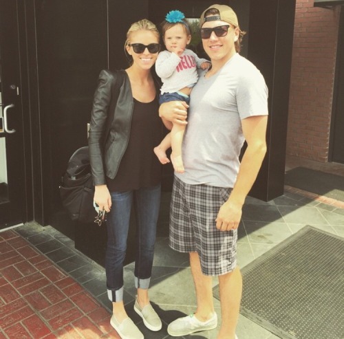 Wives and Girlfriends of NHL players — Lyla Oshie, TJ Oshie & Lauren  Cosgrove