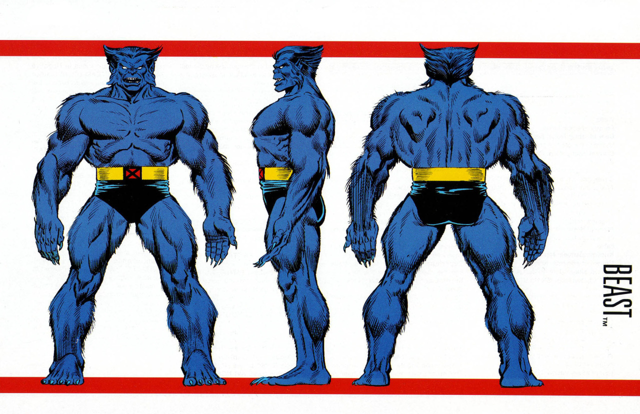 CHARACTER MODEL — Beast by Jim Lee [ X-Men ]