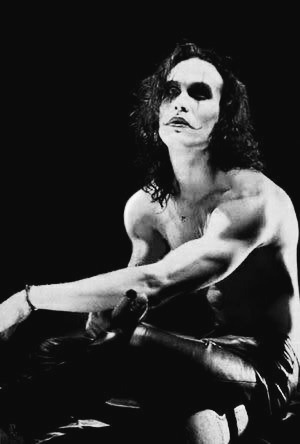 cynema: Brandon Lee as Eric Draven in The Crow, 1994.