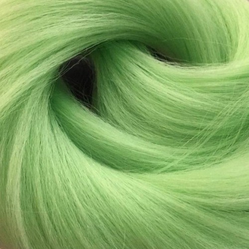 Slimer Kanekalon www.retrodollsus.com #dollhair #dollstagram #reroot #dollreroot #customdoll #ooakdo