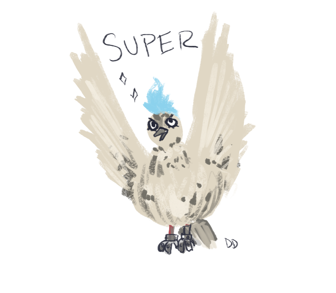 demdoodles:  MUGIWARA ROCK PIGEONS 