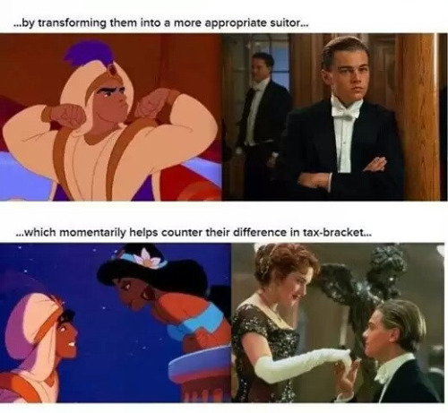theamericankid:Proof that Aladdin and Titanic are basically the same movie.