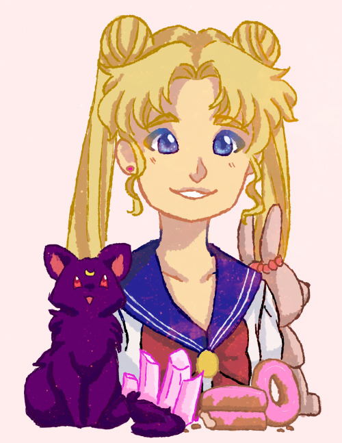 sakurascoops:Sailor moonie art 